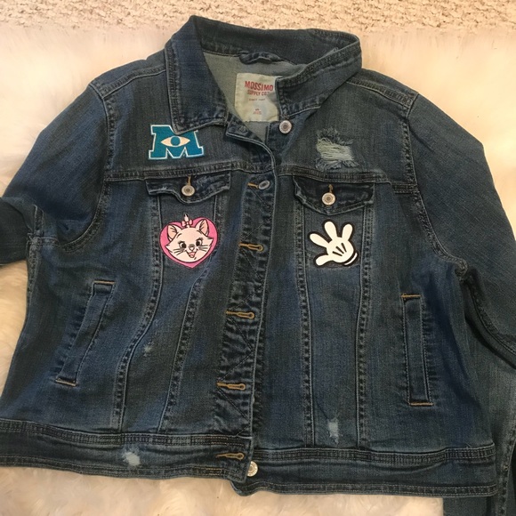 disney patch jean jacket